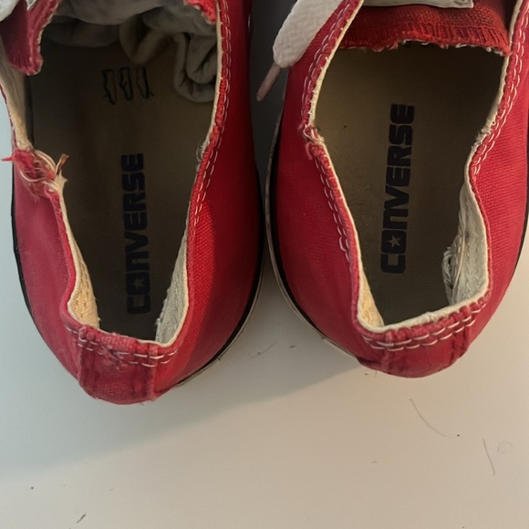 Red converse all star sneakers size 12 - Picture 7 of 10